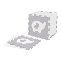 Baby Star 9塊裝動物併接遊戲地墊 - 白象