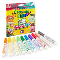 Crayola繪兒樂 10支 Silly Scents Smashups 可水洗香味水彩筆