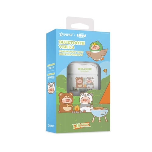 XPower x 罐頭豬 BSE10透明真無線5.3藍牙耳機