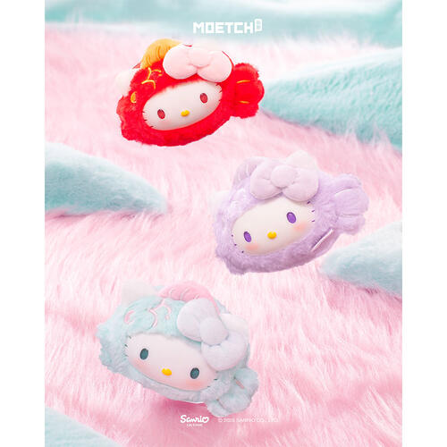 Sanrio三麗鷗 Hello Kitty喜遇錦鯉系列搪膠毛絨 - 隨機發貨