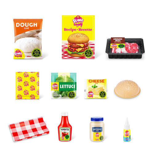 Slime Mart 購物籃 (快餐食物) - 隨機發貨