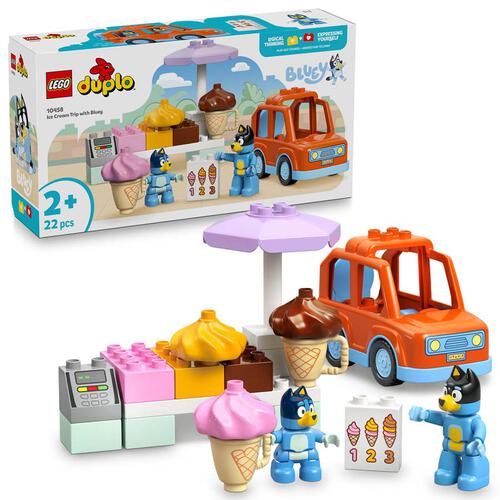 LEGO樂高得寶系列 Bluey 布麗的雪糕之旅 10458