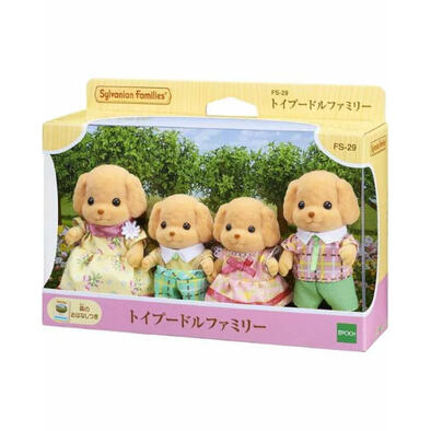 Sylvanian Families Toy Poodle Family