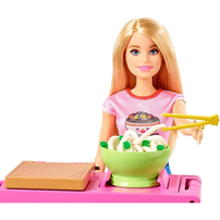 Barbie芭比拉麵店組合連娃娃