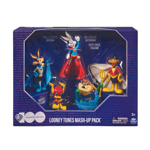 DC Comics Warner Brothers 100th 4" Looney Tunes Mash-Up Pack