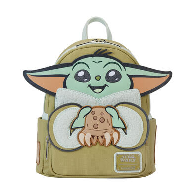 Loungefly Mandalorian Grogu And Crabbies Cosplay Mini Backpack