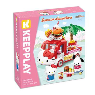 Qman Keeppley Hello Kitty 與 Pochacco 的街頭小食餐車
