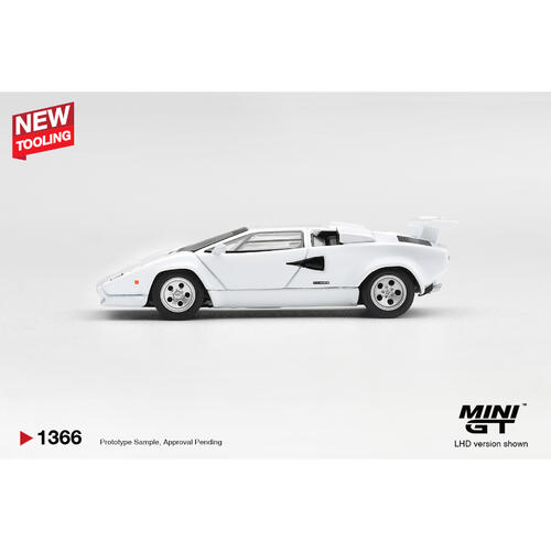 (Pre-order) MINI GT Lamborghini Countach Lp500s White / Blister Packaging (Expected January 2027)
