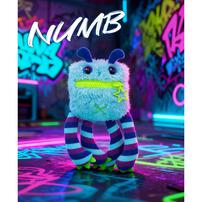 Nomster Nom Bad Mood Series Sound Plush Keychain - Blind Box (1 Pc)
