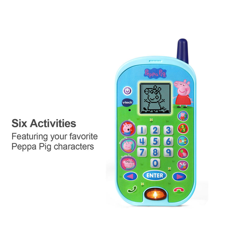 Vtech Peppa Pig Lets Chat Learning Phone Toys R Us Hong Kong Official Website 香港玩具 反 斗城官方網站