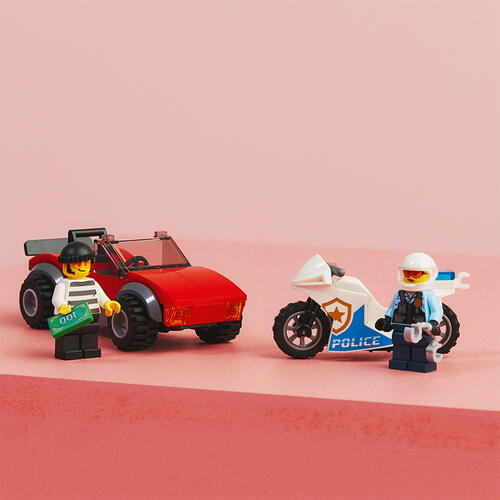 LEGO樂高城市系列 警察電單車追逐 60392