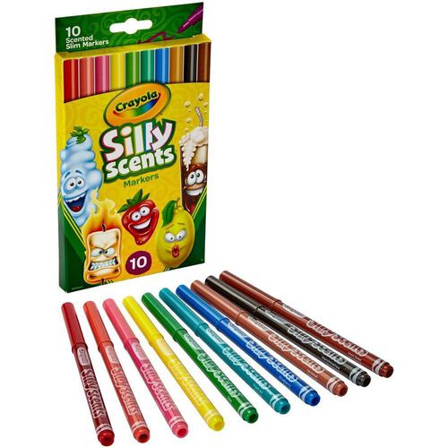 Crayola繪兒樂 百變香味系列幼頭水彩筆10支裝