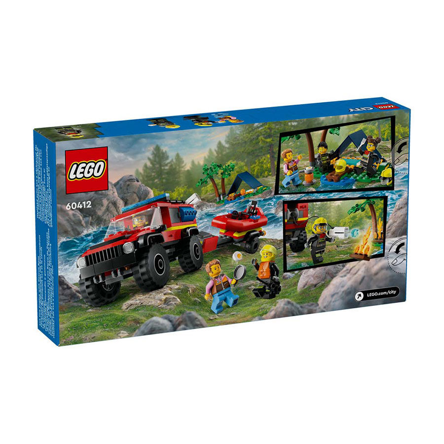 LEGO City 4x4 Fire Truck with Rescue Boat 60412 Toys R Us Hong Kong Official Website