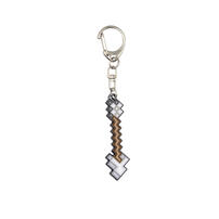 Minecraft Metal Keychains 6 Pcs Pack