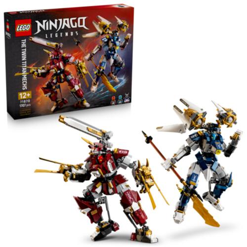 LEGO樂高幻影忍者系列 雙子鈦機械人 71870