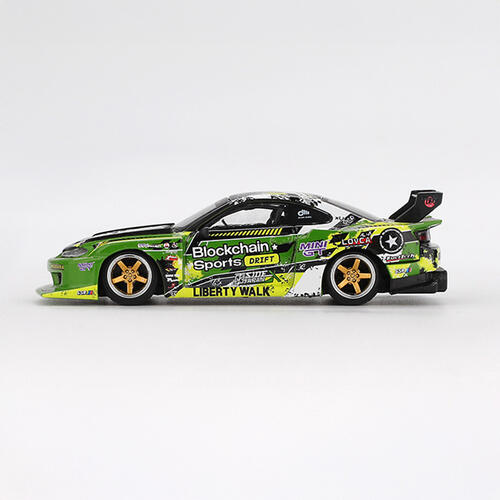 MINI GT Nissan Lb-Super Silhouette S15 Silvia #555 V2 2024 Formula Drift Japan