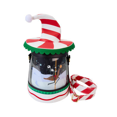 Loungefly Disney The Nightmare Before Christmas Candy Cane Jack Crossbody Bag