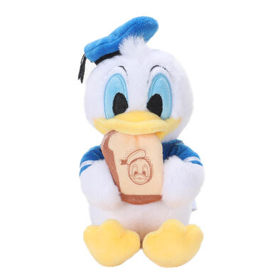 Disney迪士尼 唐老鴨的一天 - 早餐毛公仔鎖匙扣