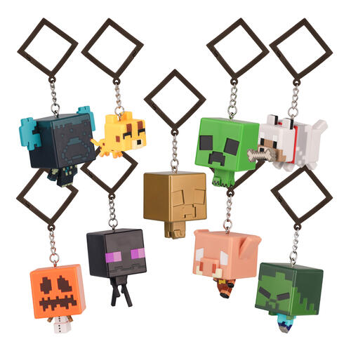 Paladone Minecraft Chibi Backpack Buddies Character Keychain Blind Bag - Assorted