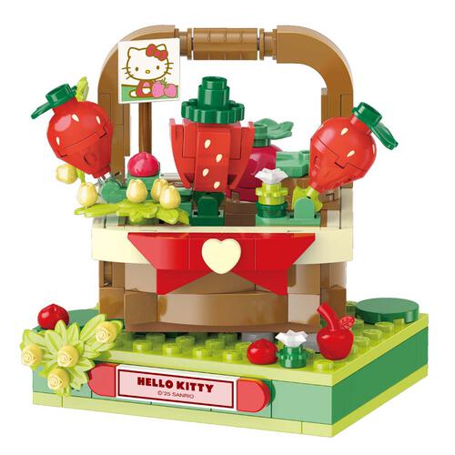 KEEPPLAY Hello Kitty 士多啤梨市集造型積木