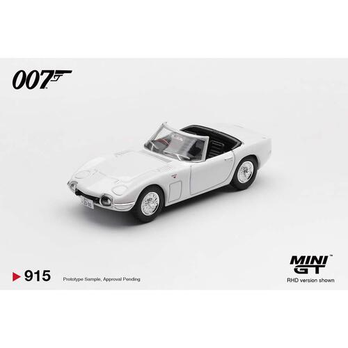 (網店預購) MINI GT Toyota 2000GT Roadster "You Only Live Twice" / English Blister Packaging (預計2026年7月發貨)