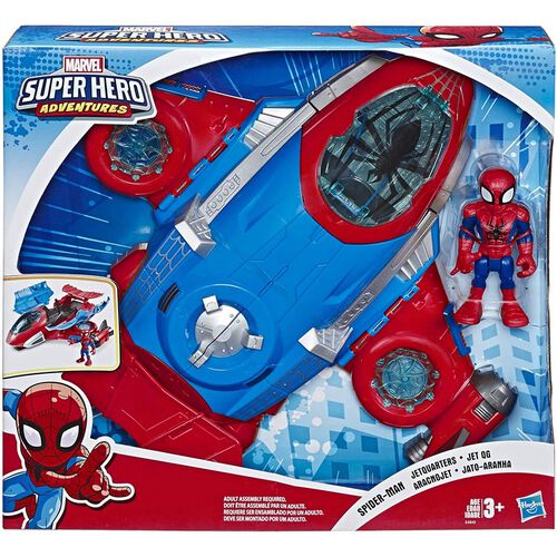 Marvel漫威 超級英雄冒險蜘蛛俠噴射機基地