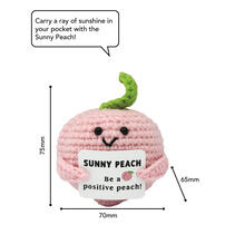 playpop Diy Crochet Keyring - Peach