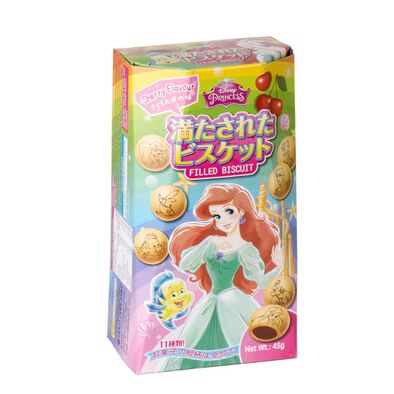 Disney Princess Filled Cherry Flavour Biscuit