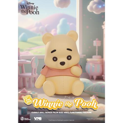 Cuddly Doll Series Palm Size Vinyl Piggy Bank : Winnie the Pooh