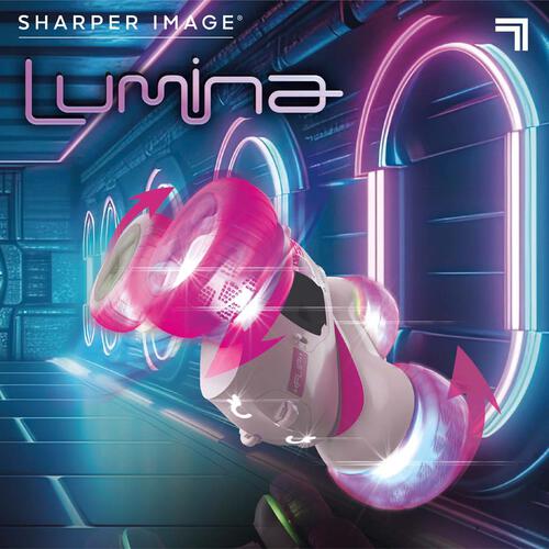 Sharper Image  玩具遙控翻轉特技車 - 粉紅LED版