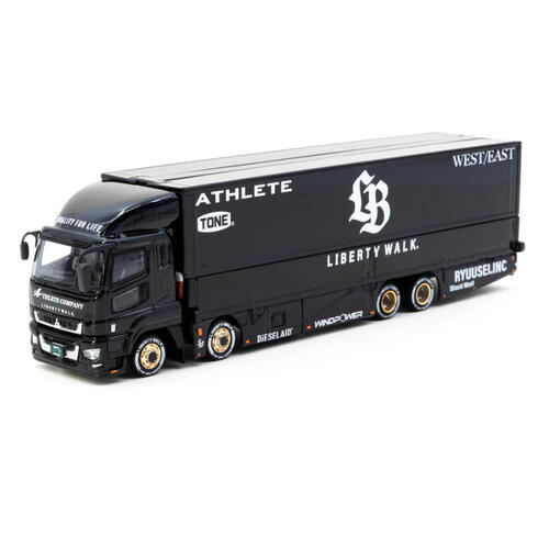  Tarmac Works 車仔 1/64 Mitsubishi Fuso Super Great LB-TRUCKS Black - TRUCK64