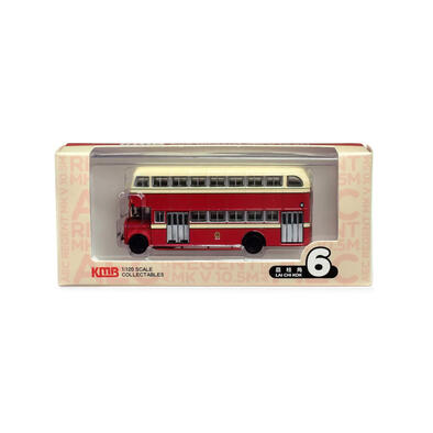 KMB九巴 1:120模型 - AEC 麗晶五型巴士十點五米 (路線6)