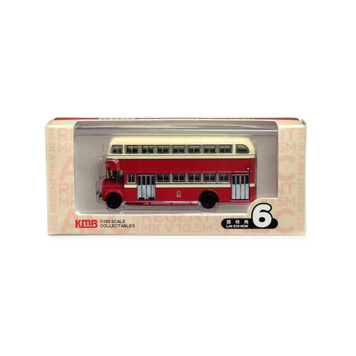 KMB九巴 1:120模型 - AEC 麗晶五型巴士十點五米 (路線6)