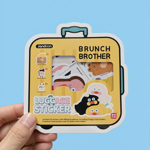 Brunch Brother早午餐兄弟 行李箱貼紙