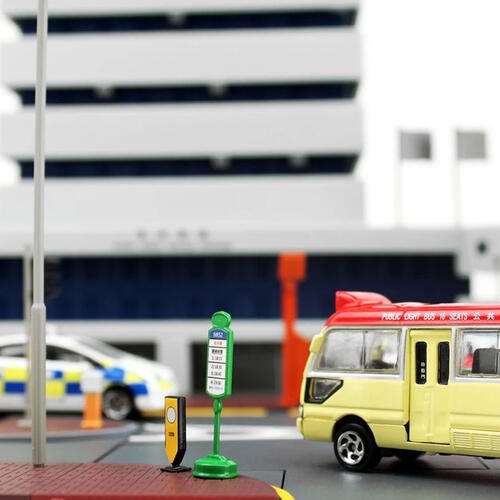Tiny City Bd2 Police Station Street Diorama