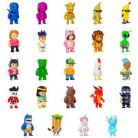 Stumble Guys Figures Deluxe Box 6 Pieces Set (1 Pack) - Assorted