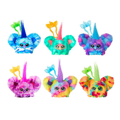 Furby菲比小精靈迷你寶貝毛絨電子玩偶 (單件裝) - 隨機發貨