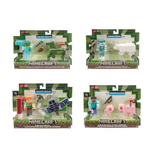 Minecraft Craft-A-Block 2-Pack Figures - Assorted | Toys