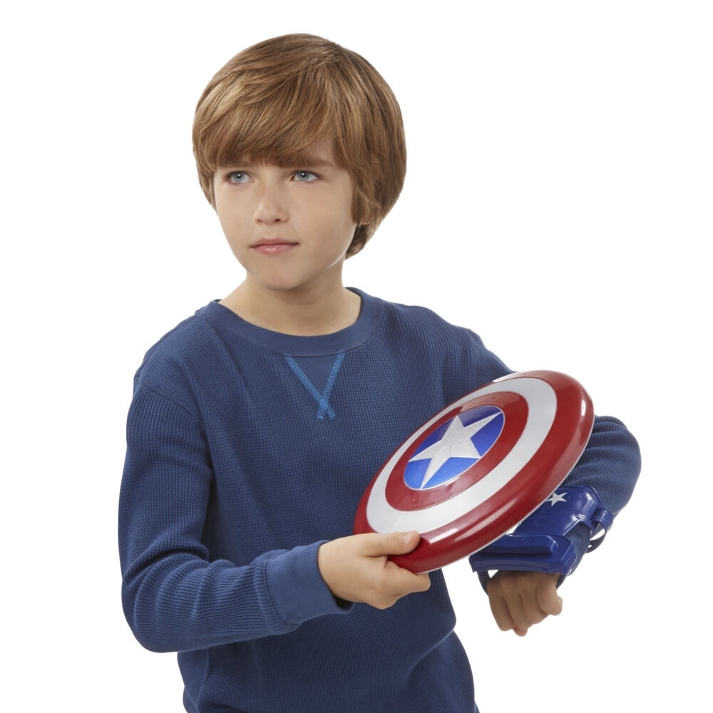 Marvel captain america magnetic shield sales & gauntlet