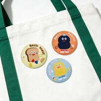Brunch Brother早午餐兄弟 刺繡造型別針 -  隨機發貨 (單件裝)