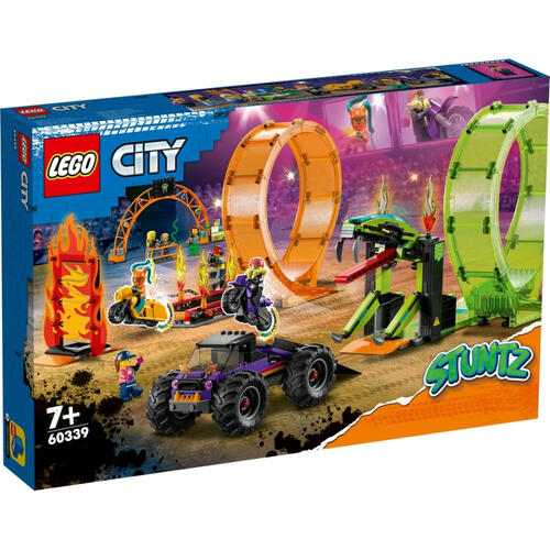 LEGO樂高城市系列 雙環特技場 60339