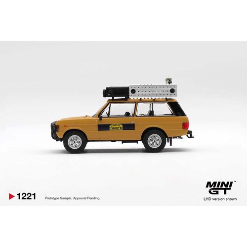 (Pre-order) MINI GT Range Rover 1981 Camel Trophy Sumatra K.Stoppa & A.Valldorf /Blister Packaging (Expected July 2026)