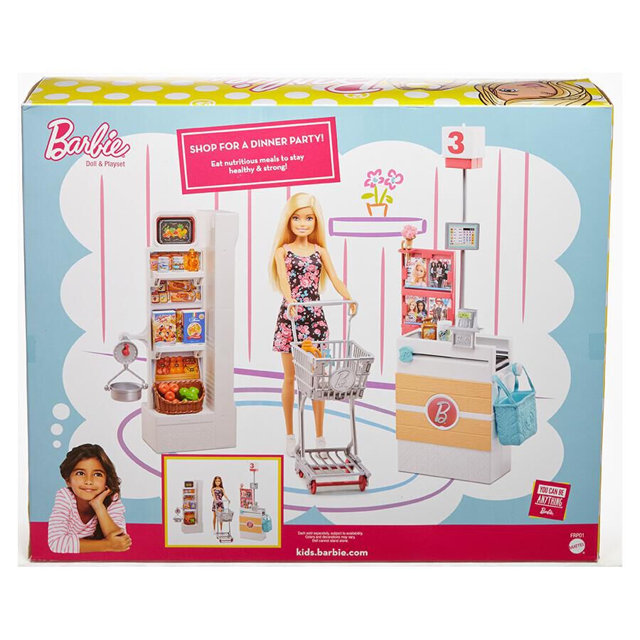 Barbie talk and shop supermarket hot sale