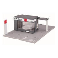 Tomica World Tomica Town Nissan Car Dealer (With Tomica Nissan Skyline)