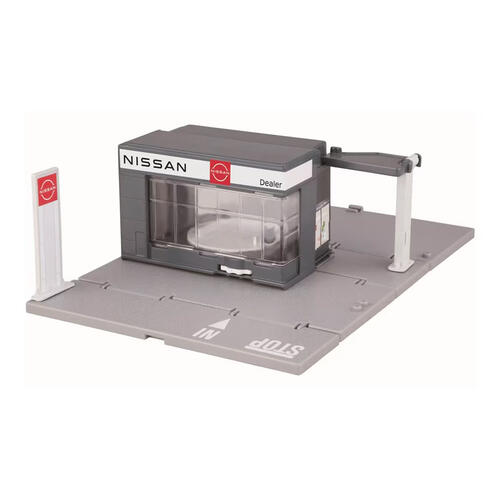 Tomica World Tomica Town Nissan Car Dealer (With Tomica Nissan Skyline)