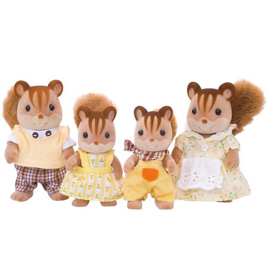 【正規販売店】 Family Squirrel Walnut Families Sylvanian Set Toys”R”Us | シルバニアファミリー