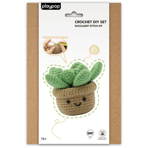 playpop 鉤針DIY套裝 多肉植物