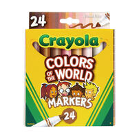Crayola Colors Of The World 24 Color Markers