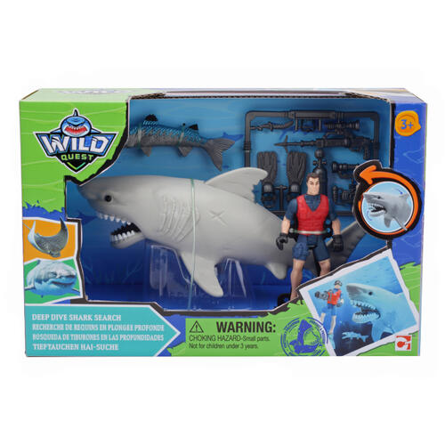 Wild Quest 鯊魚及潛水員套裝