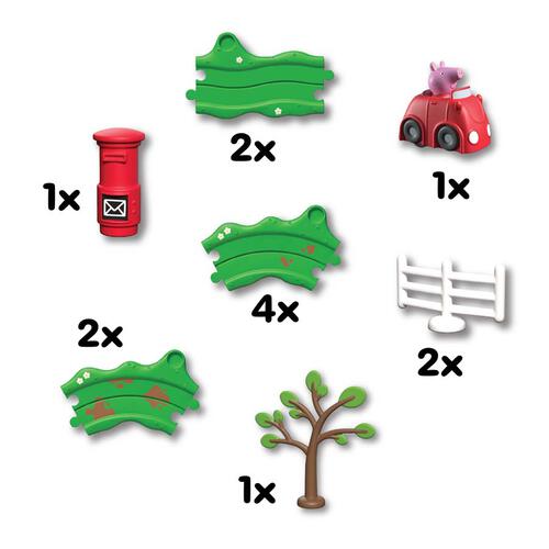 Peppa Pig Whizz-Around - Peppa's Little Red Car Set